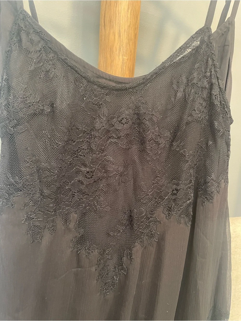 Topshop sheer black